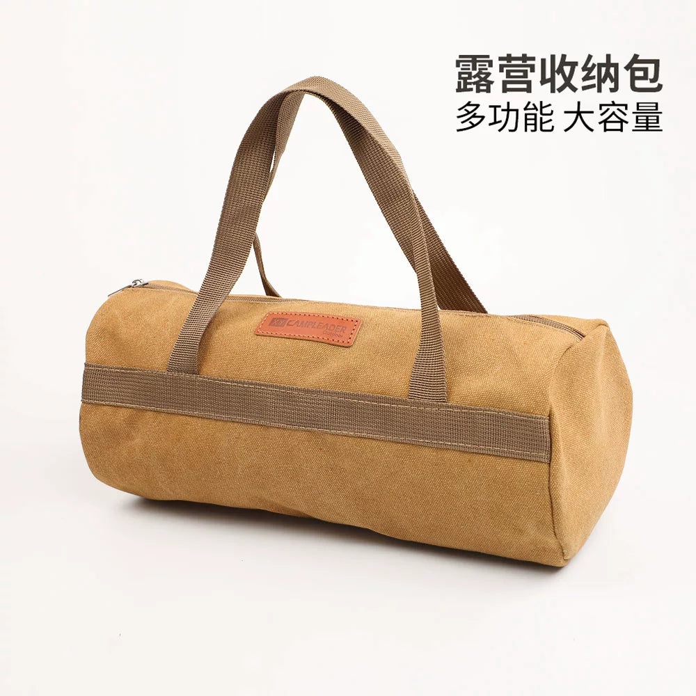 Outdoor camping, canopy tent construction, accessories, kits, camps, nails, storage bags, handy bags, and miscellaneous bags