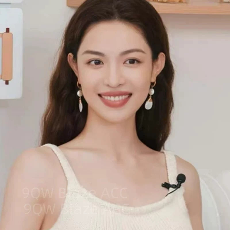Zhong Chuxi selected natural freshwater pearls, white butterflies, fritillaries, retro light luxury temperament, niche high-end earrings