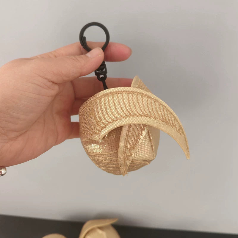 Cutout special Harry Potter gold snitch fragrance pendant gold plush doll toy ornament cute gift