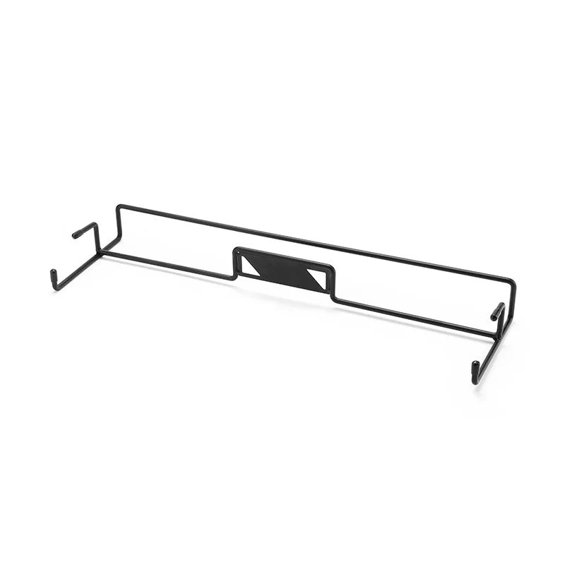 Outdoor tableside hangers, camping tableware, kitchenware, portable storage racks, egg rolls, table stands, black wire wrought iron hangers