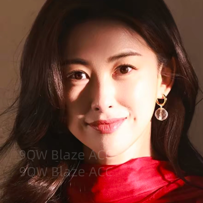 Honey Words Chronicles Honey Words Zhu Zhu Same Earrings Faceted Bead Crystal Earrings High-end Circle Earrings High-End