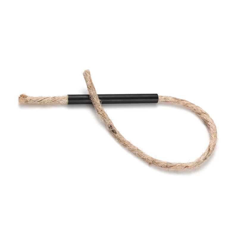 Outdoor camping, picnics, barbecue supplies, igniting items, fuse ropes, beeswax hemp ropes, fire starters, survival supplies