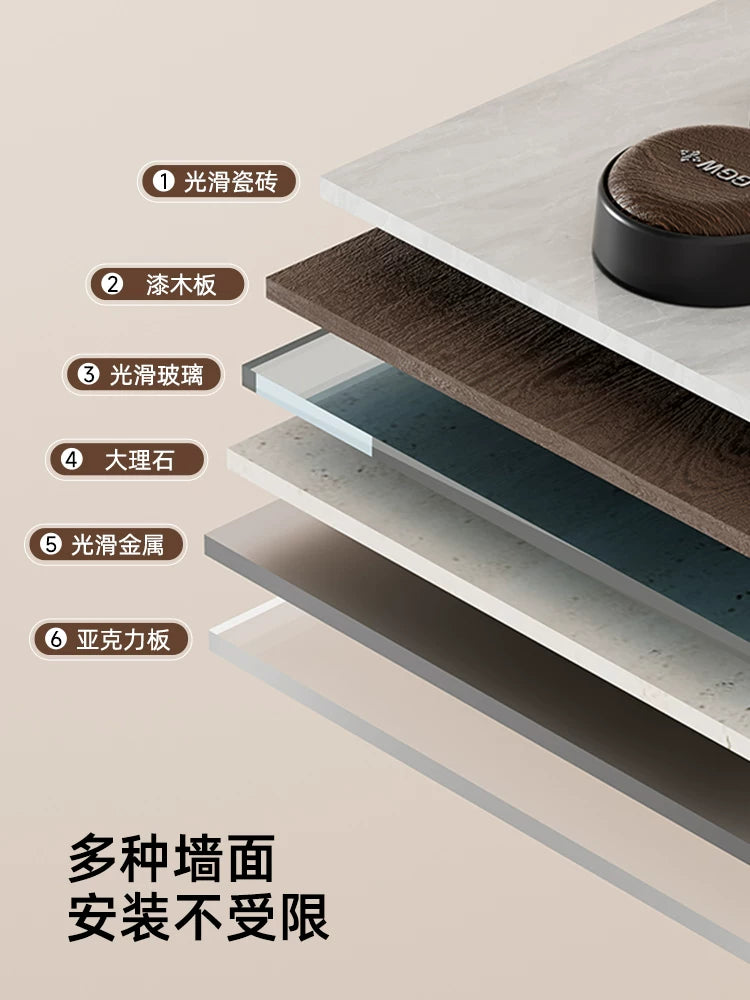 Bathroom suction cup paper hook free punching strong load-bearing bathroom wall sticking hook dormitory door rear hook Y