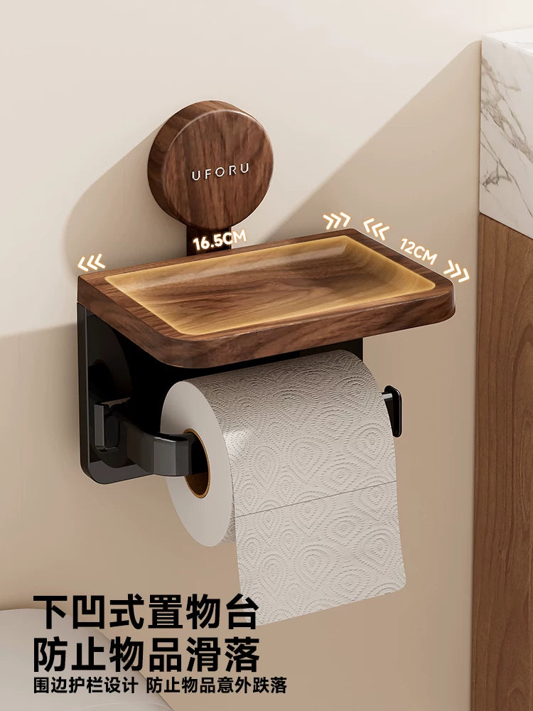 Suction cup toilet toilet paper box wall mounted toilet paper box toilet free paper towel holder roll paper storage rack Y