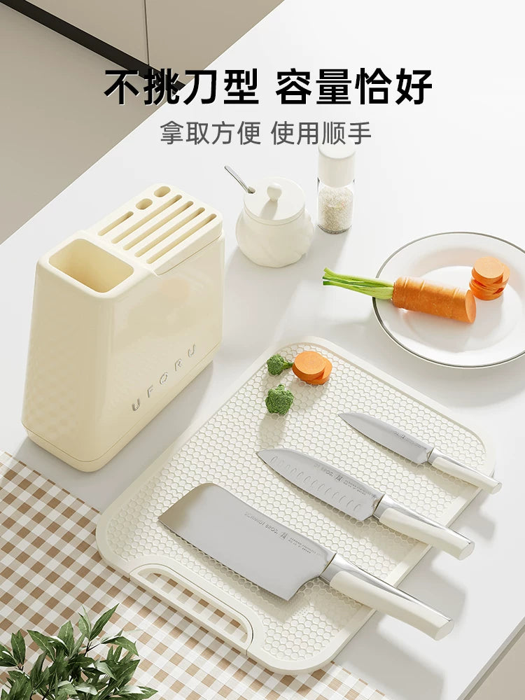 Knife holder storage rack countertop multifunctional kitchen 2023 new chopstick holder integrated storage box household kitchen knife holder Y