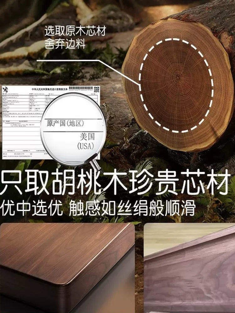 Walnut solid wood kitchen cutting board rack free punching pot lid rack chopping board storage artifact cutting board storage rack Y