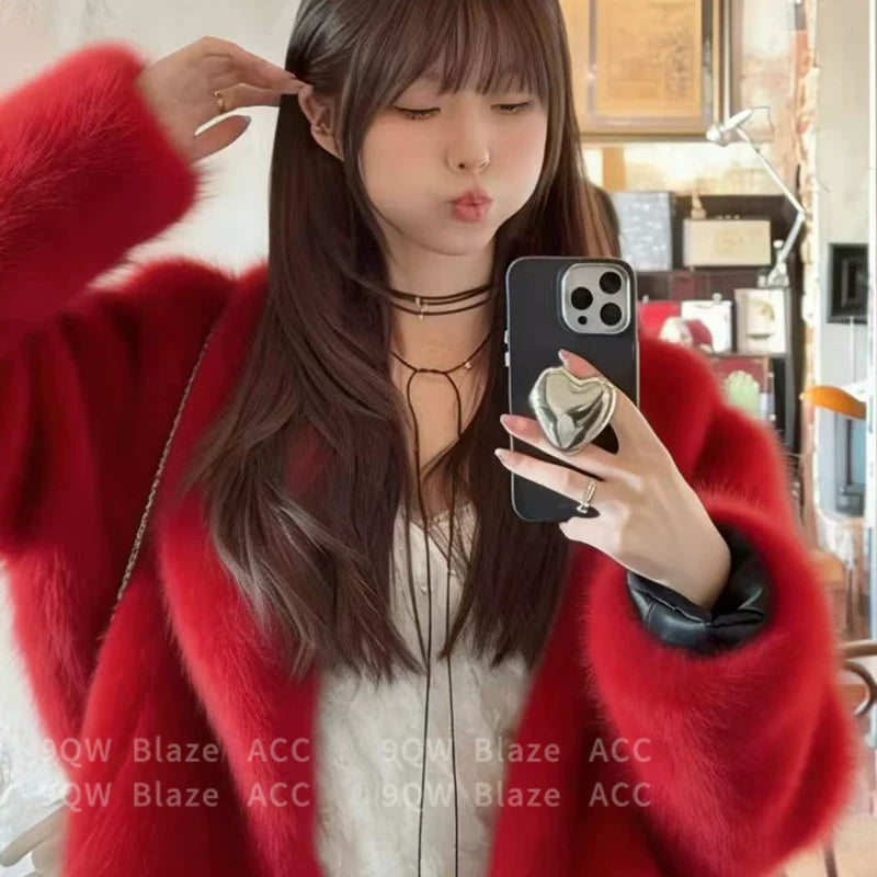 2025 new black beaded multi-loop necklace collarbone chain choker accessories Korean ins high-end multi-layered layering