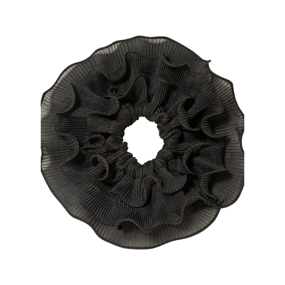9QW Nordic sweet and cool atmosphere pleated fabric large intestine scrunchie high-end feeling lock hair cord bud high elasticity