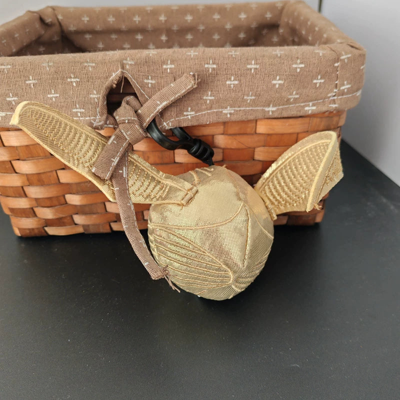 Cutout special Harry Potter gold snitch fragrance pendant gold plush doll toy ornament cute gift