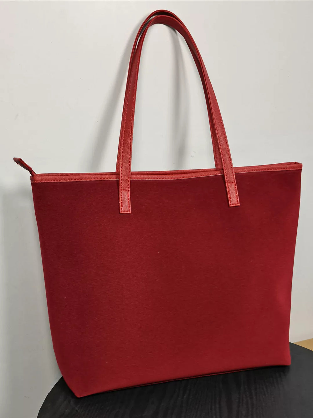 Red velvet bag large capacity tote bag autumn and winter new commuter shoulder vintage handbag bridal wedding bag