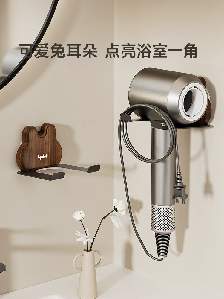 Peninsula good hair dryer stand, suction cup, hair dryer, wall hanging, non-punching storage rack, bathroom hair dryer hanging shelf