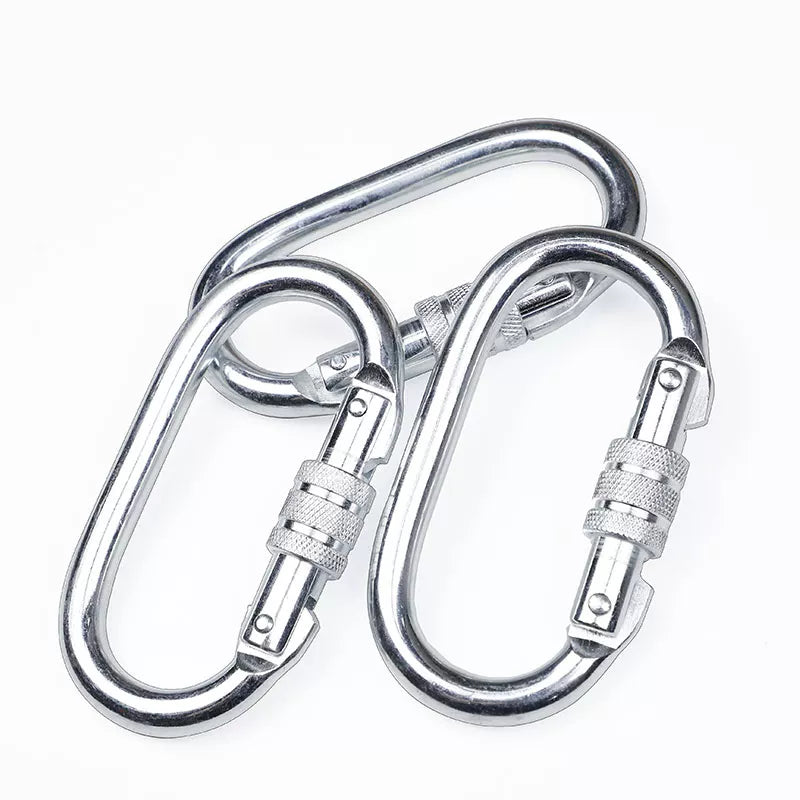 Namkabaw Outdoor Mountaineering Quick Hook Rope Attachment Ring Swing Hammock Aerial Yoga Safety Hook Master Lock