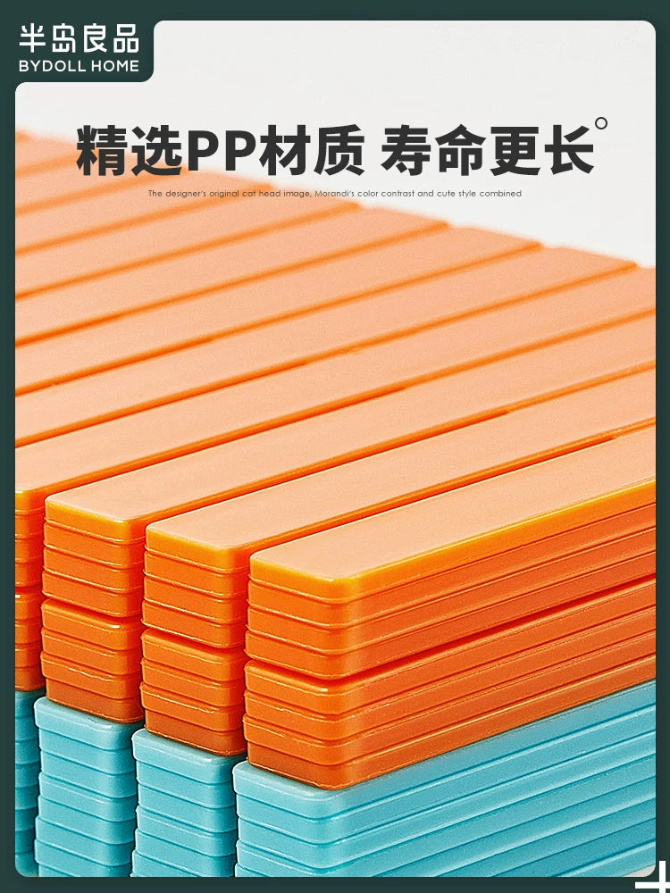 Drawer storage divider, plastic free combination, sock finishing, artifact, underwear, lattice, partition, dividing box, baffle