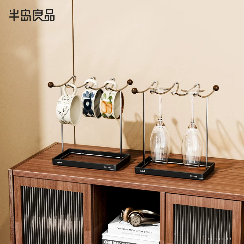 Cup holders, drainage tray racks, kitchen dining table countertop shelves, glass cups, tea cups, coffee cups, storage racks