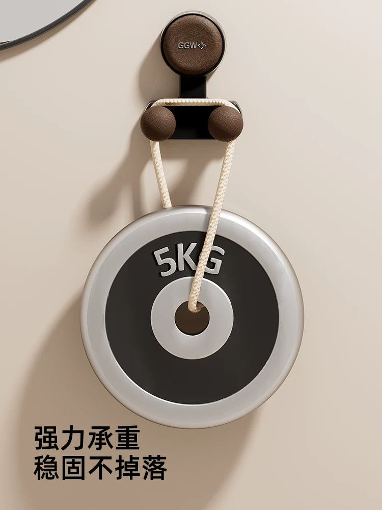 Bathroom suction cup paper hook free punching strong load-bearing bathroom wall sticking hook dormitory door rear hook Y