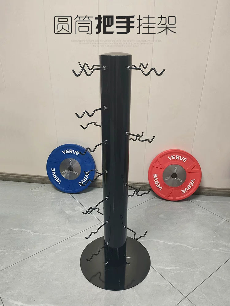Gym handle storage rackPersonal training gadget gantry accessories high pull-down grip equipment storage shelf