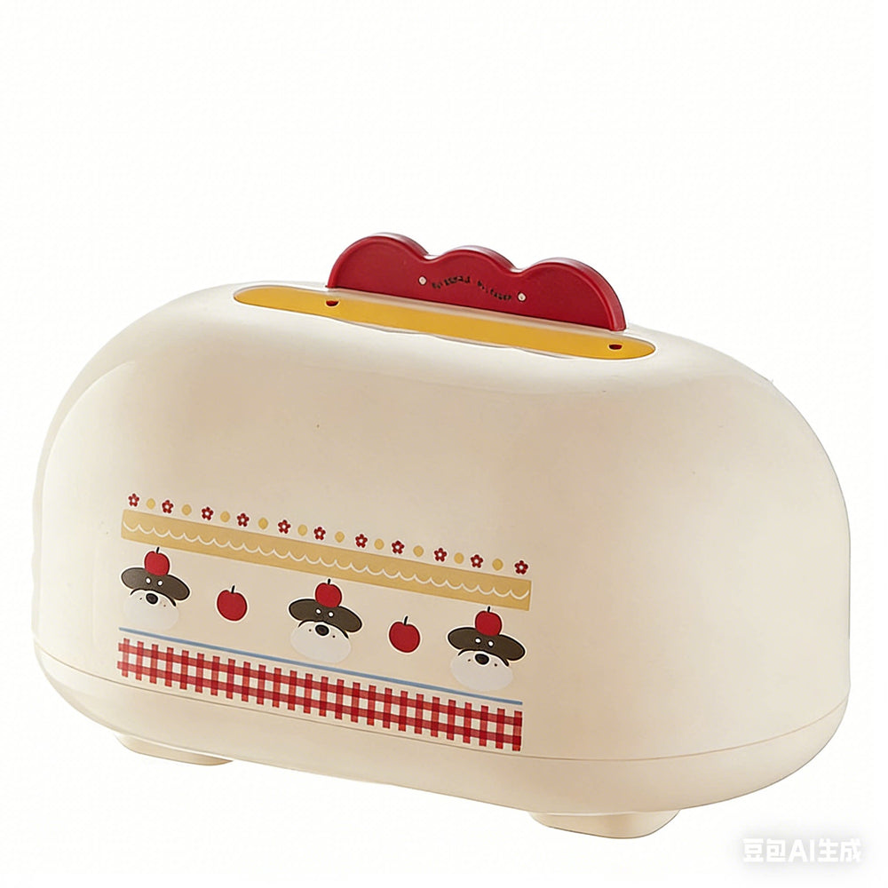 2026 New Drawer Box Cute Cartoon Puppy Tissue Box Desktop Storage Box Children's Room Organizer Storage Box