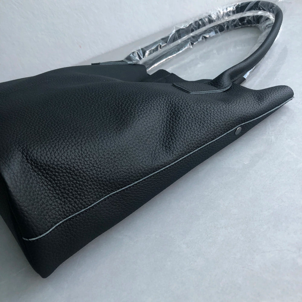 Genuine leather top layer cowhide large-capacity simple tote bag fashionable and versatile, can hold a shopping bag, soft leather shoulder bag