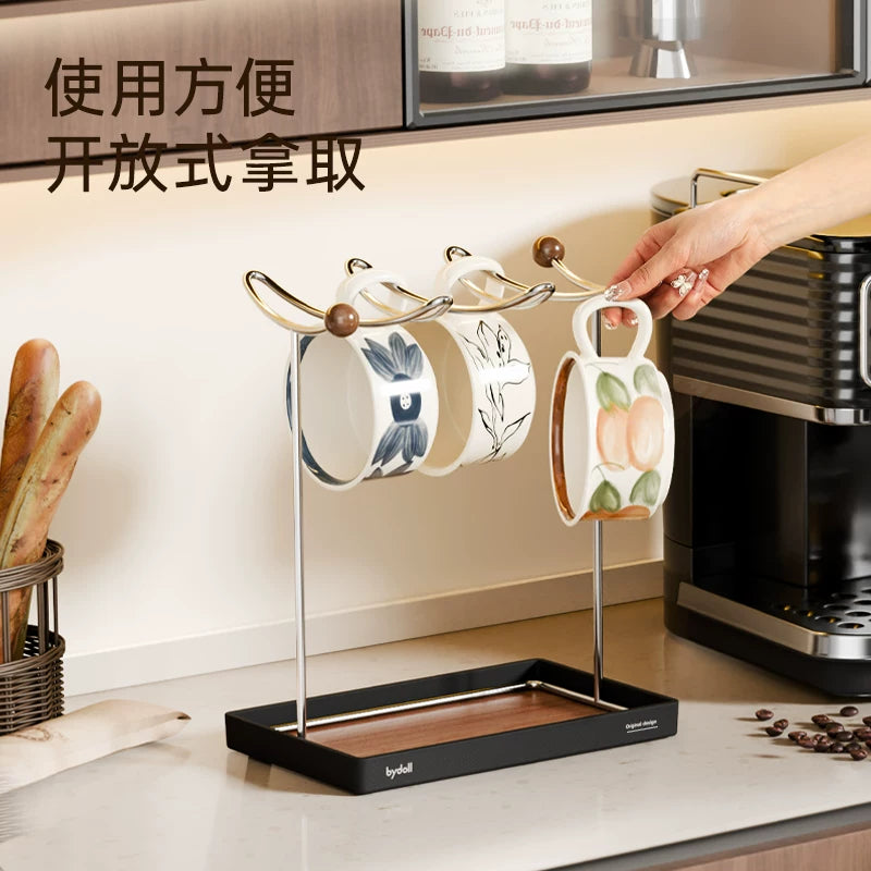 Cup holders, drainage tray racks, kitchen dining table countertop shelves, glass cups, tea cups, coffee cups, storage racks