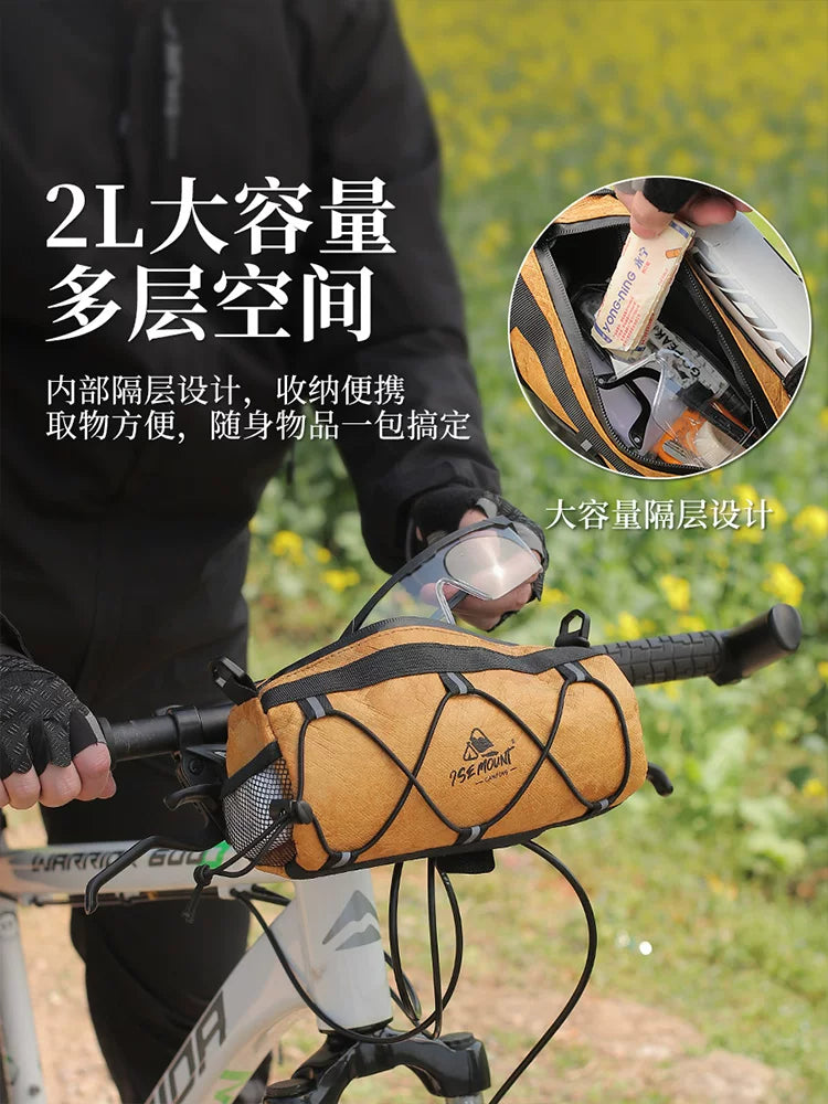 ISMOUNT Bicycle Bag Front Handle Top Tube Bag Dupont Waterproof Front Bag Front Beam Mobile Phone Bag Saddle Bag