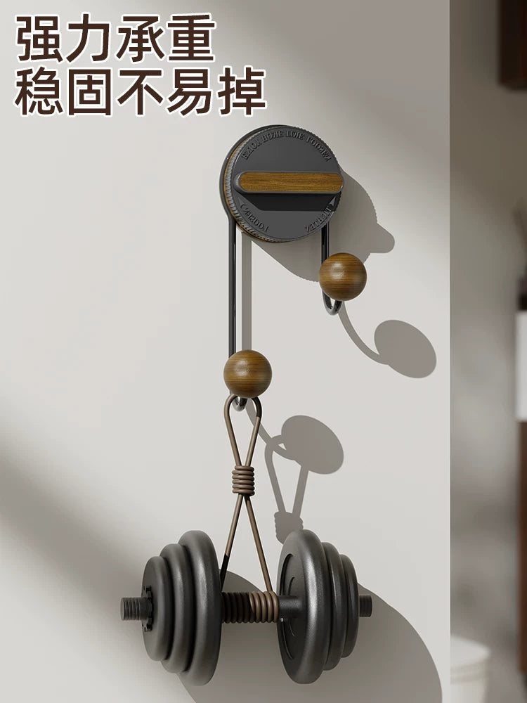 Entrance suction cup hook, no punching hole, door rear hanging clothes hook, wall hanging, strong load-bearing adhesive hook, vacuum non-marking bathroom hook Y