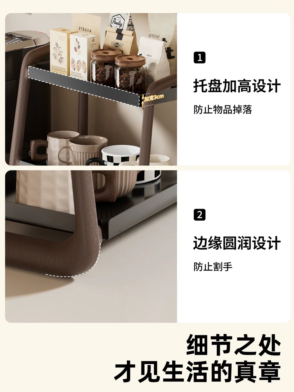 Kitchen special products, countertop seasonings, double-layer storage racks, 2026 new household wall multi-layer storage shelf Y