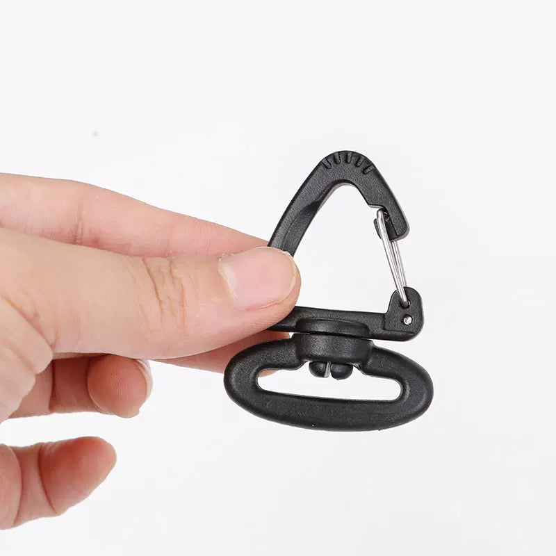 Outdoor paracord braided swivel connection buckle, hook keychain, anti-rope bracelet buckle
