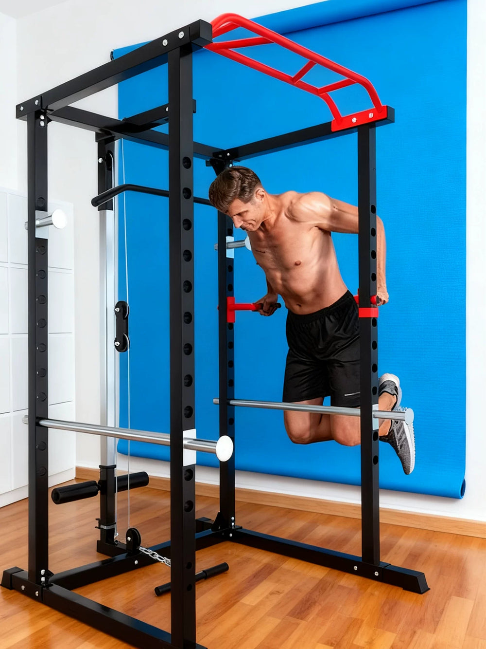 Multifunctional bench press rack fitness equipment commercial smith multi-trainer home barbell squat machine gantry