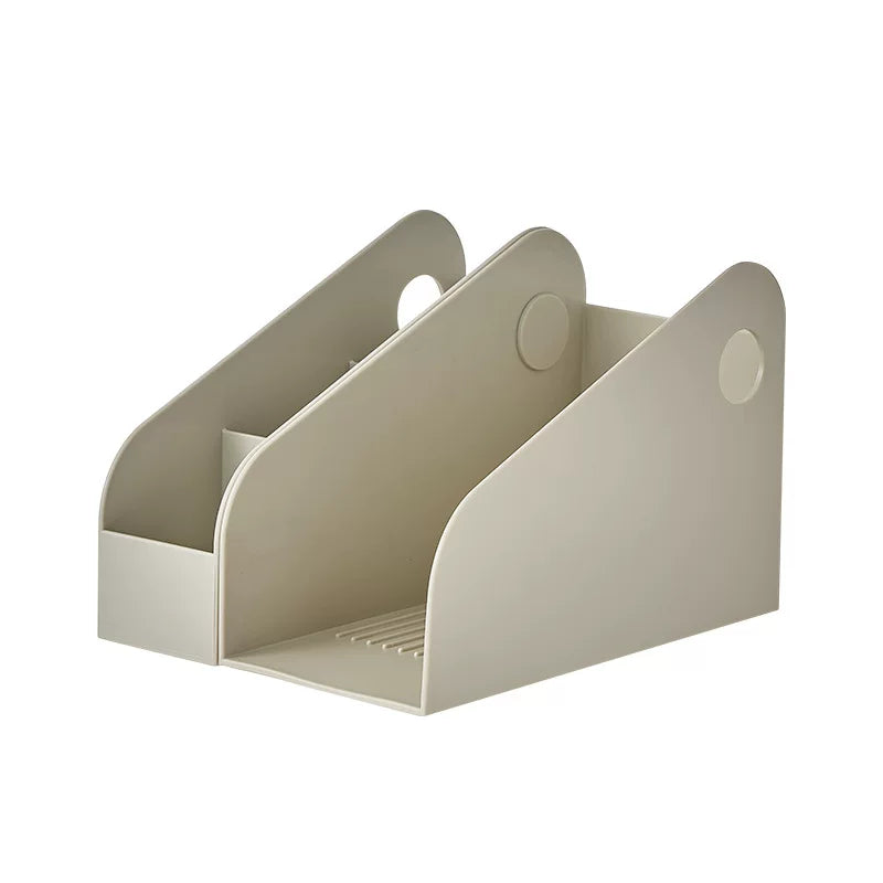 Bookshelf desktop storage boxMultifunctional book stand office student dormitory desk organization shelf combination book stand file storage shelf folder storage shelf office stationery supplies collection