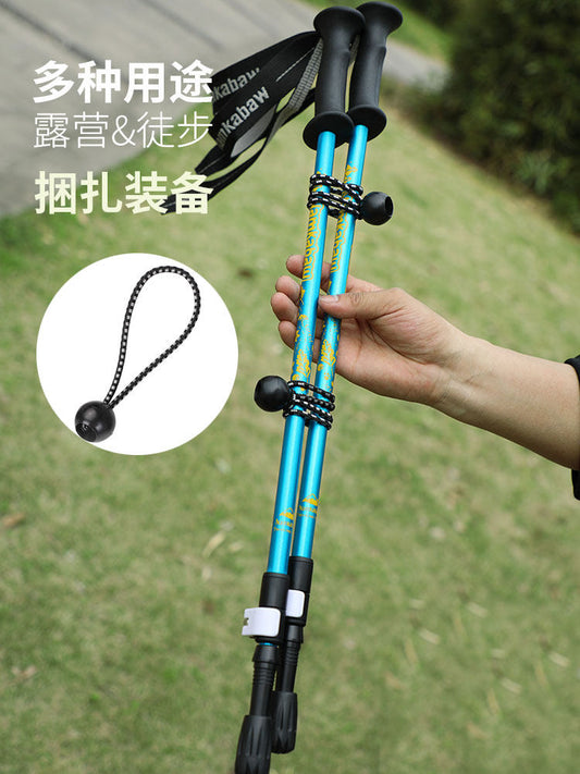 Outdoor canopy tent clamp fixing ball clamp bungee rope elastic ball band strapping elastic tie rope