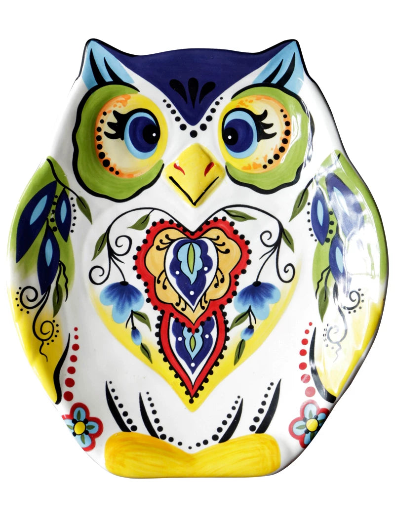 OMK Creative Cartoon Plates, Breakfast Plates, Dish Plates, Snack Plates, Home Tableware, Personalized Decorations, Shaped Plates