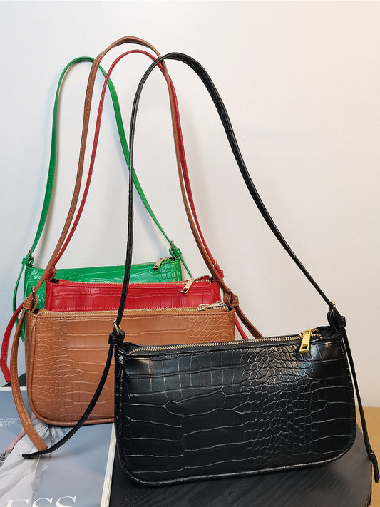 Foreign trade slight flaw export bag French niche armpit bag crossbody bag lightweight and versatile high-end shoulder bag baguette bag