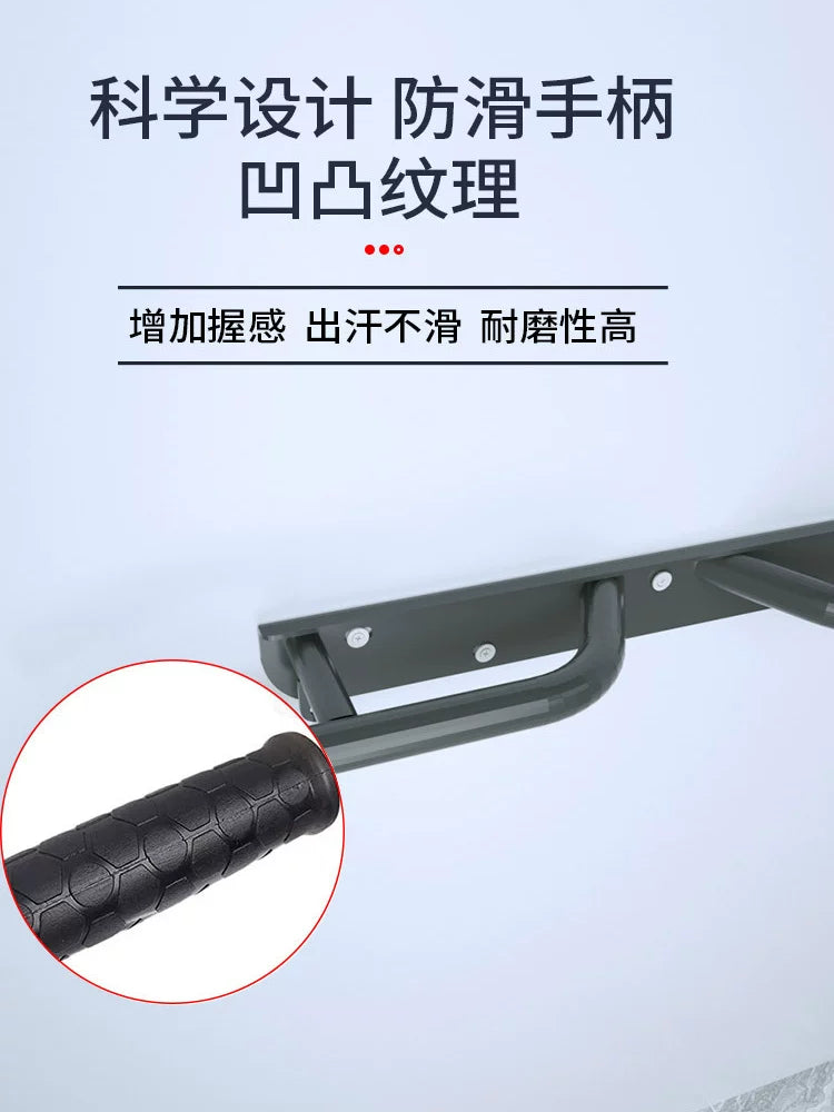 Household horizontal bar pull-up, indoor wall fixed perforation, wall hanging wall bracket, multifunctional fitness equipment