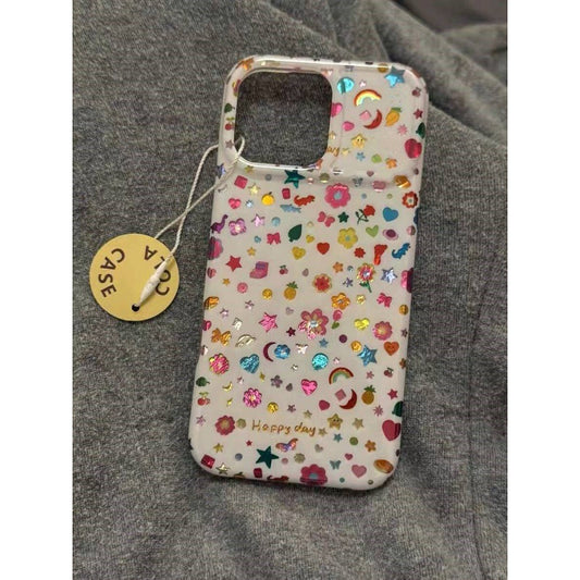Laser Love for Apple 17promax 16 15 14plus phone case 13pro 12 drop resistant 11 xr