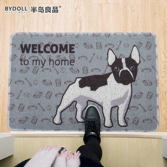Peninsula BESCO creative trend silk ring door floor mat home foyer floor mat non-slip bathroom bathroom doormat
