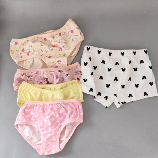 Tail single cotton children's underwear baby cotton boys and girls four seasons triangle pants small children baby shorts thin style