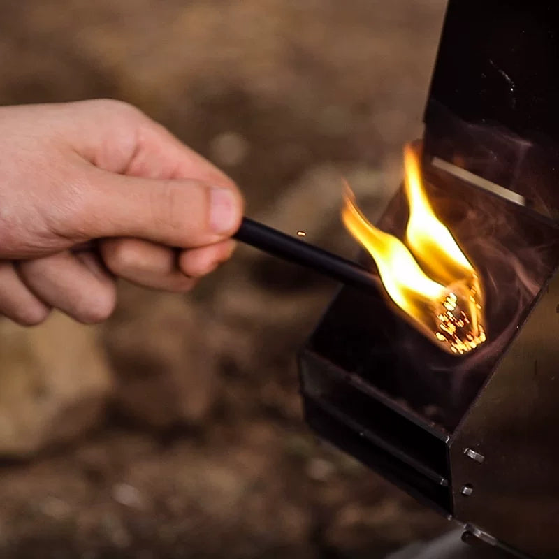Outdoor camping, picnics, barbecue supplies, igniting items, fuse ropes, beeswax hemp ropes, fire starters, survival supplies