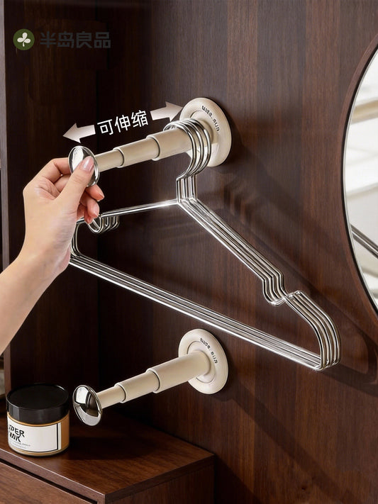 [Peninsula Liangpin] hanger storage rack non-punching household balcony wall retractable drying rack finishing artifact Y