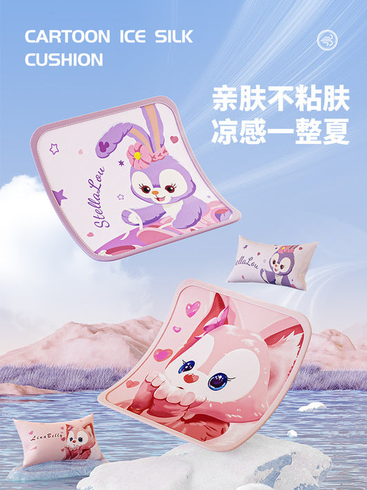 Ice silk cushion summer ice cushion butt breathable cool mat mat chair cushion office sedentary chair cushion summer