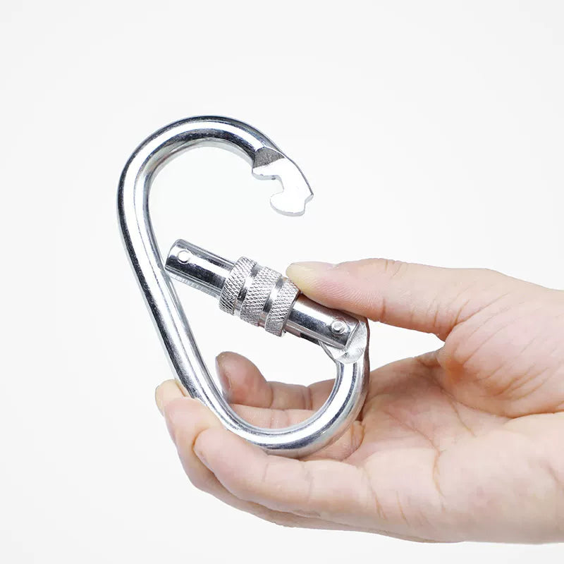 Namkabaw Outdoor Mountaineering Quick Hook Rope Attachment Ring Swing Hammock Aerial Yoga Safety Hook Master Lock