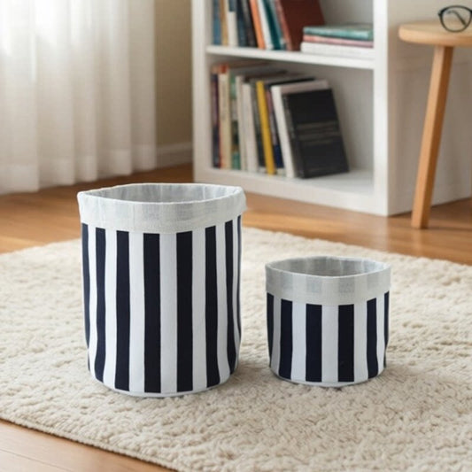 Thickened fabric storage basket, desktop storage basket, household snack toy bucket, utility basket, baby clothes storage basket