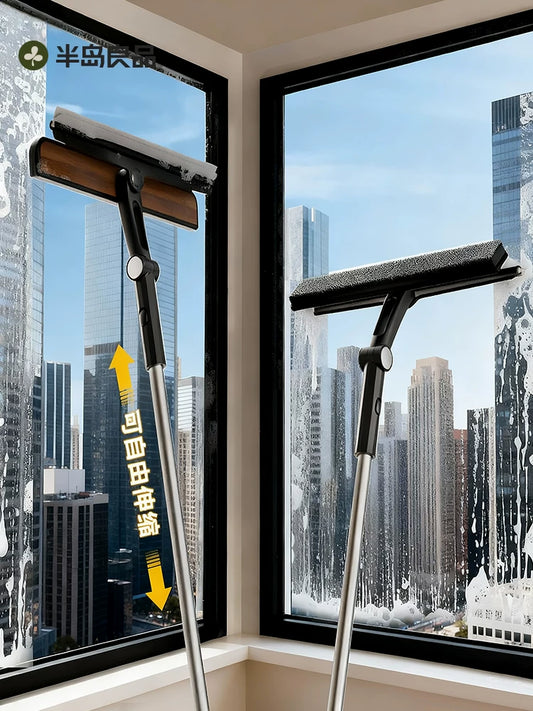 2026 New Glass Cleaning Artifact Household High-rise Window Exterior Cleaning Glass Wiper Plate Window Cleaning Tool