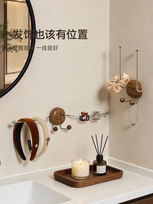Peninsula good product suction cup hairpin headband storage artifact bathroom shelf wall hanging hair accessory headline hair loop hook