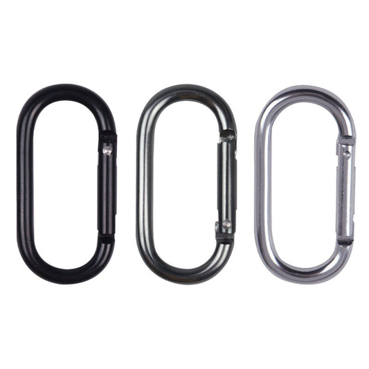 Outdoor carabiner small aluminum alloy quick hook U-type runway key chain spring ring backpack water cup plug