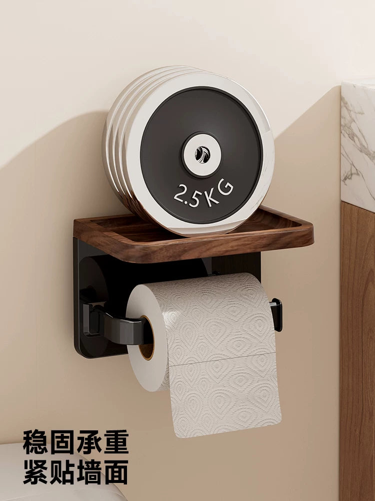 Suction cup toilet toilet paper box wall mounted toilet paper box toilet free paper towel holder roll paper storage rack Y