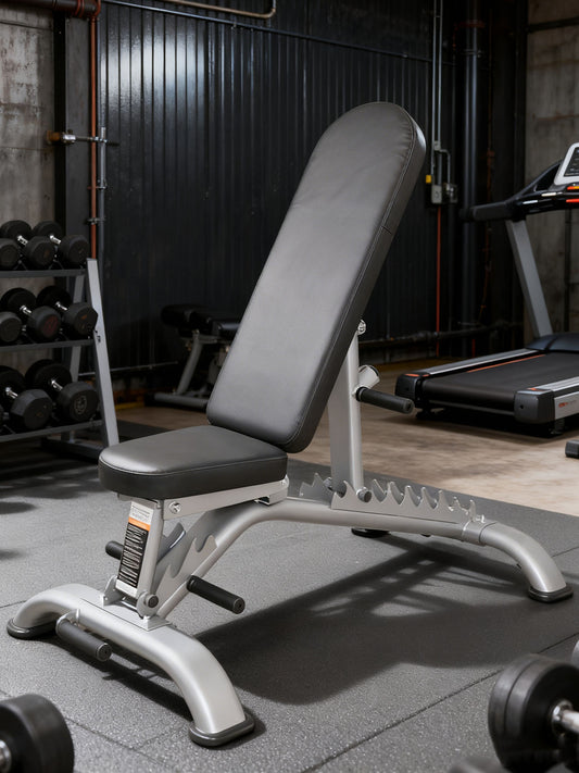 Dumbbell stool commercial fitness chair home multi-functional sit-up auxiliary equipment flying bird right-angle flat bench press stool