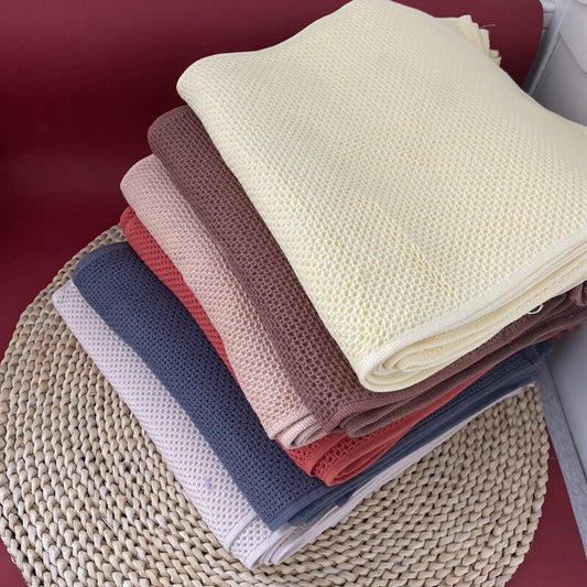 Japanese simple gauze pure cotton honeycomb towel waffle terry soft and absorbent thickened couple face towel towel