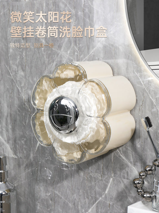 Toilet paper towel box, wall mounted household kitchen, facial tissue, face towel storage, bathroom toilet toilet paper drawer, toilet paper box