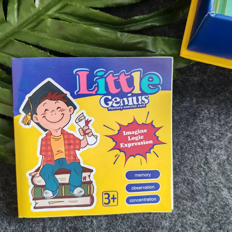 English Children's Early Education Detective Games Parent-Child Interactive Educational Toys Thinking Development Memory Training Cards