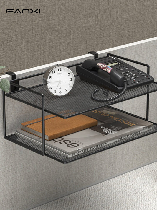 Desks, workstations, telephone racks, office desktops, data shelves, screens, hanging routers, storage boxes